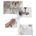 thumbnail image 4 of Toilet Connector - Braided Stainless Steel Toilet Hose with 1/2 inch FIP x 7/8 Female Ballcock Thread - Water Supply Line - Easy Installation (Pack of 10, 12 Inch Long), 4 of 4