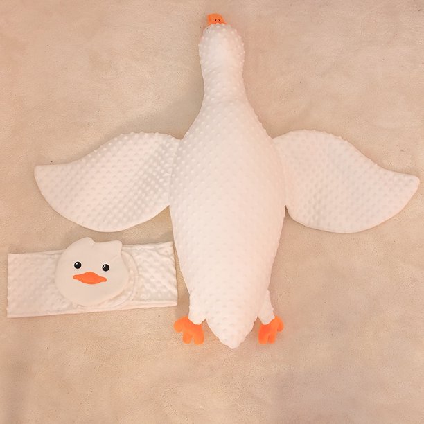 100cm Creative Multifunctional Huge Size Lovely Plush Duck Children Girlfriend Floor Cushion Soft Stuffed Animals PillowWhite Deng Xun unisex