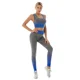 thumbnail image 1 of Conjunto de ropa deportiva de 2 piezas para mujer, sujetador elástico que cambia de forma Gradual, mallas de entrenamiento, 1 of 4