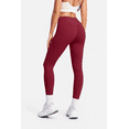 thumbnail image 2 of Women's High-Waisted 7/8 Yoga Leggings, Soft Stretch Workout Pants, Wine Red, S, 2 of 6
