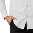 thumbnail image 2 of Ceisia Men Solid Color Casual Fashion Short Sleeve Turndown Collar Button Gift Front Daily Outdoor Versatile Shirt Top, 2 of 4