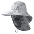 thumbnail image 1 of Sombrero de pescador con sombrilla de verano, sombrero protector solar para montañismo y pesca al aire libre, protector de cuello, color camuflaje, 1 of 5