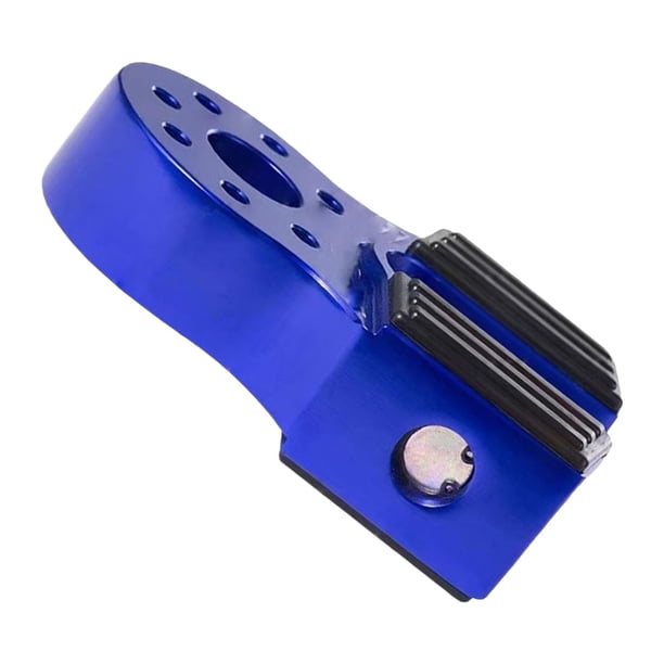 Soporte de gancho de remolque de aluminio para cabrestante genérico, para SUV, ATV y automóviles. Azul