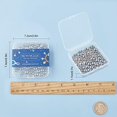 thumbnail image 7 of 1box 304 Stainless Steel Spacer Beads Rondelle Stainless Steel color 120pcs/box, 7 of 7