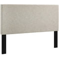 thumbnail image 2 of Tête de Lit Rembourrée en Tissu de Lin Taylor Full / Queen - Beige, 2 of 4