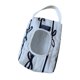 thumbnail image 3 of Dispensador de toallitas húmedas para bebé con diseño de lazo, portátil, extraíble y con tapa abatible. Blanco, 3 of 9