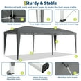 thumbnail image 2 of Carpa gazebo plegable 3x6 m (10x20 pies) resistente y portátil - Techo plano, impermeable, protección UV 50+, 6 paredes laterales desmontables, altura ajustable, 2 of 8