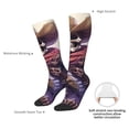 thumbnail image 4 of Fotbe Cool Skull Cowboy Calcetas Divertidas Estampadas para Hombre y Mujer, Calcetas de Algodón hasta la Rodilla para Caminar, Correr, Enfermería y Embarazo, 4 of 6