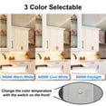 thumbnail image 6 of Vivio Lighting 12" LED Under Cabinet Light, Selectable CCT 3000K/4000K/5000K, 600 Lumens, White, 6 of 8