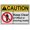 Warning Sign 1, variant on Industrial Caution Sign Forklift Sign (Use a forklift or electric pallet jack to lift tank) 8 in" x 12 in" UV Resistant Indoor Outdoor Workplace Industrial Caution Danger Warning SIgn