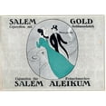 thumbnail image 2 of Vintage Apple Collection 14x11 Black Ornate Wood Framed with Double Matting Museum Art Print Titled - Gold Cigaretten, 2 of 4