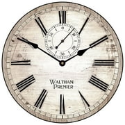 Alston Walthan Clock, Large Wall Clock| Beautiful Color, Silent Mechanism, Made in USA