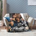 thumbnail image 4 of Blanket Charlie Hunnam Soft and Comfortable Wool Fleece Throw Blankets Gift for Home Decoration Sofa Office car Camping Yoga Travel Home Decoration Cozy Plush Beach, 4 of 5