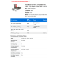 thumbnail image 2 of Front Brake Pad Set - Compatible with 1988 - 1995 Toyota Pickup 4WD 3.0L V6 1989 1990 1991 1992 1993 1994, 2 of 2