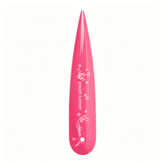 TUWAFE 1Pc Pink Point Turner & Seam Creaser - Dual-Use Sewing Tool for Fabric Turning & Pressing Seams | Sewing Accessory for Quilting, Dressmaking & Diy Crafts