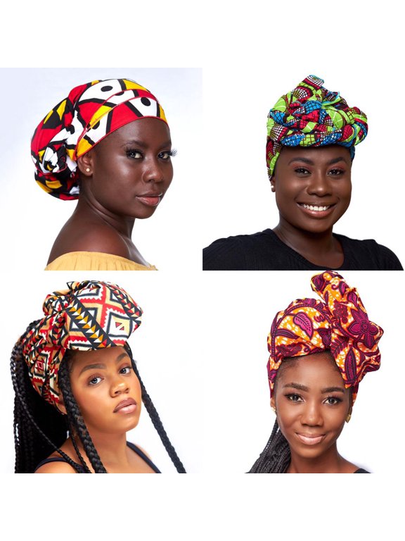Wholesale (Bulk) Ankara/Bogolan/Kente Headwrap Large- "70*20" Inches