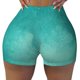 thumbnail image 2 of Fotbe Teal Turquoise1 Shorts Sin Costuras – Shorts Deportivos de Cintura Alta para Mujer, Elásticos para Gimnasio, Yoga, Running o Ciclismo-Small, 2 of 8