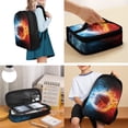 thumbnail image 4 of KUIFORTI Fire Basketball Backpack Messenger Bag Large Capacity Lunch Case Pen Storage Organizer Case Accessories, 4 of 5
