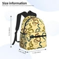 thumbnail image 2 of Fotbe Various Snake Mochila Ligera Casual para Laptop para Hombres y Mujeres, Mochila Impermeable de Uso Diario, Mochila para Universidad, 2 of 6