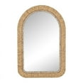 thumbnail image 2 of Nora Arch Rattan Woven Boho Wall Mirror, 2 of 6