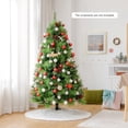 thumbnail image 3 of Gymax 6 FT Pre-lit Artificial Christmas Tree Hinged Xmas Tree w/ LED Lights, 3 of 10