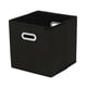 thumbnail image 2 of Black Fabric Organizer with Two Handles, Foldable Storage Bins, Baskets for Home, Bedroom, Toys and Clothes., 2 of 4
