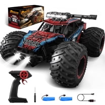 Teonock RC Truck Remote Control Car for Kids, 1:20 Scale off Road 2WD RC Cars with LED Lights, 50 Min Run Time, 2.4GHz All Terrain Toy Vehicle Gifts