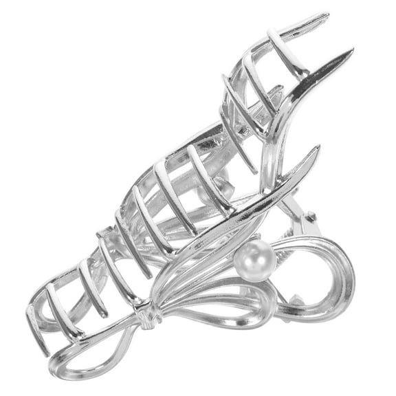 ETHZZLE Thick Hair Claw Clip Butterfly Metal Decorative Hair Clip for Women Everyday Wearing 1Set