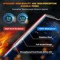 thumbnail image 2 of AUOSHI 500FT Wireless Meat Thermometer with Dual Probes for Grill & Smoker, 2 of 7
