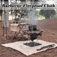thumbnail image 5 of Manta ignífuga para barbacoa y acampada, lámina de aluminio de silicona, fibra de vidrio, tela ignífuga de alta temperatura, estera para barbacoa (80cm x 95cm) Rojo Verde, 5 of 5