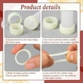 thumbnail image 3 of Triani 12Pcs Rubber Candle Grippers Candle Holders for Taper Candles and Candle Cups Non-Slip Candle Holder Adapter Candle Drip Protectors for Tapers and Candles, 3 of 7