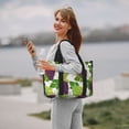 thumbnail image 5 of Travel Duffle Bag purple green Grape Travel Tote Bags Carry on Luggage Waterproof Weekender Bags with Top Handle Adjustable Shoulde Strap for Travel Gym, 5 of 5