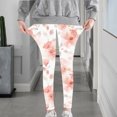 thumbnail image 4 of Odeerbi 3-8 Años Niñas Leggings Florales Mallas Elásticas Pantalones de Suaves Y Cómodos Pantys Hasta El Tobillo, 4 of 6