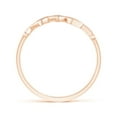 thumbnail image 2 of ANGARA Natural Pave Set Diamond Olive Leaf Vine Ring in 14K Rose Gold for Women (Size-1.3mm| Color-K| Clarity-I3) | April Birthstone, Anniversary, Jewelry Gift for Women | Natural Diamond Ring, 2 of 8