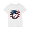 thumbnail image 6 of Umbreon White 4th of July Boy Girl T-Shirts Short Sleeve Round Neck Shirt Causal Loose Flag Print Independence Day Patriotic Tee Tops, 6 of 7