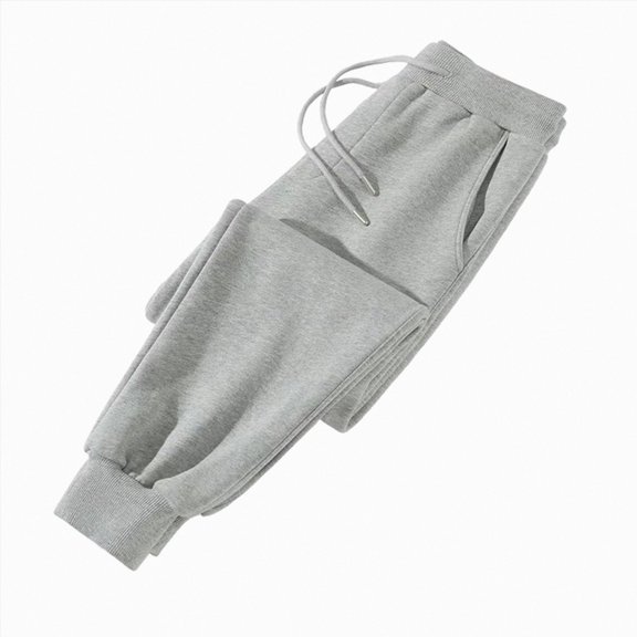 NIEWTR Boys Lightweiht Pants Summer Cotton Blend Wide Straight Leg Lightweight Sweatpants 3t 4t 5t 6t 7t Kids Casual Joggers with Pockets(A-Grey,150)