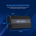 thumbnail image 2 of Hifonics Zeus Delta 1,350 Watt 4 Channel Mobile Car Amplifier, ZD-1350.4D, 2 of 10