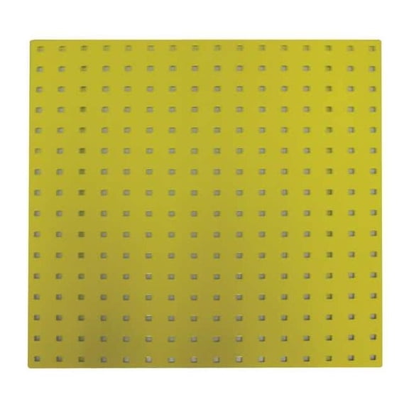 Manufacturer Varies Square Hole Pegboard, 24x24, Yellow, PK2 5TPC2
