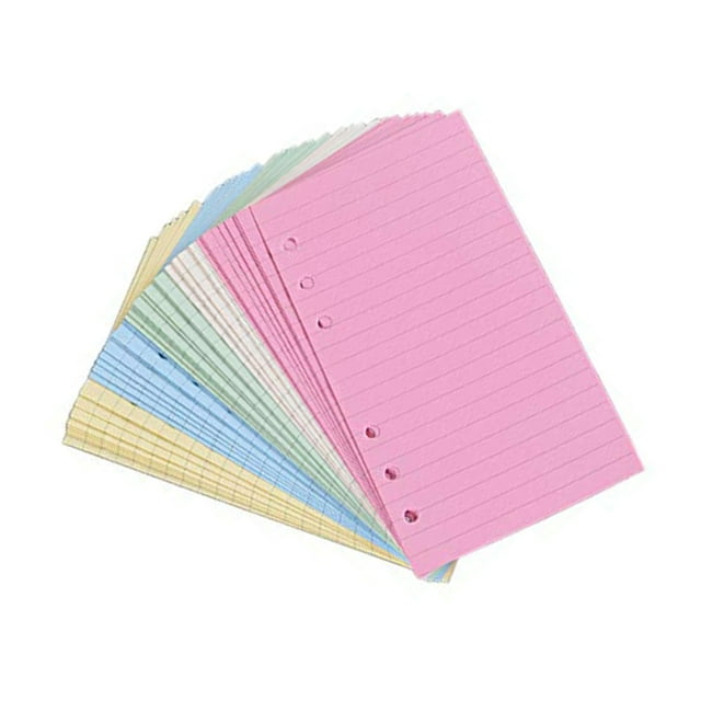 2 Sets of Simple Practical Loose-leaf Paper Hole Loose-leaf Paper Colorful Papers for Store Home
