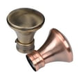 thumbnail image 3 of Rongfmy 14 types Disponibles, 1 Pce Embouts Décoratifs pour Tringle à Rideau Style Bronze, 3 of 6