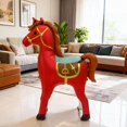 thumbnail image 4 of Globo de aluminio DOINIDAMI con forma de caballo de pie en 3D, tamaño grande, 147 cm, color rojo, 4 of 8