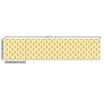 thumbnail image 3 of Ambesonne Yellow Plaid Fabric by the Yard Upholstery, Flowers Rustic Print, 1 Yard, Pale Rose Green White, 3 of 5
