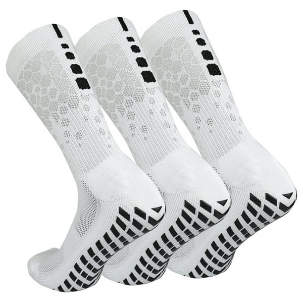 Calcetines 3 pares de calcetines de fútbol antideslizantes para hombres y mujeres, calcetines atléti Tomshoo Calcetines