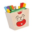 thumbnail image 1 of Juguete apilador de alimentos, rompecabezas de combinación de alimentos, desarrolla la motricidad fina, juguetes de madera para niños. Papas fritas, 1 of 9