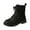 Black/Brown, variant on SKIYLEVZ Women's Moto Boots Cowgirl Boots Lace Up Ankle Moto Boots Waterproof Shoes Wide Width Available Women’s Work Boot Suitable Match Dresses Jeans Fashion Boots