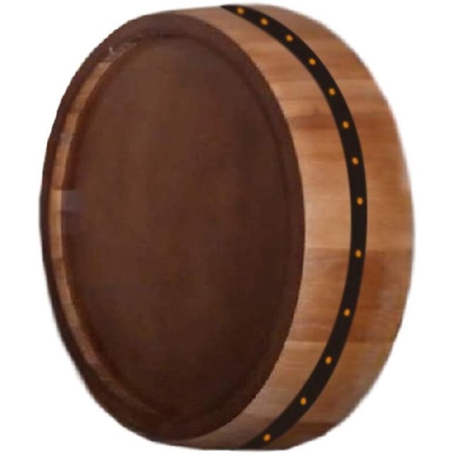 Oak Wine Barrel Wall Decor - Half Barrel Hanging Wine Rack, Handmade Beer Barrel for Home, Hotel, or Wedding Photography Props, Rustic Storage for Winery Wine Cellar