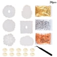 thumbnail image 2 of Bangcool Coaster Mold Set DIY Decorative Portable Coaster Making Kit Resin Craft Kit, 2 of 10