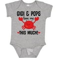 thumbnail image 3 of Inktastic Gigi and Pops Love Me Grandchild Boys or Girls Baby Bodysuit, 3 of 5