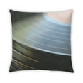 thumbnail image 1 of Ahgly Company Vintage Records Outdoor Throw Pillow, 18 inch by 18 inch, 1 of 5