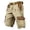 Beige-B, variant on Men's Cargo Shorts with Multi Pockets - Casual Hiking Summer Shorts for Outdoor Activities, Relaxed Fit Brushed twill fabric, Lightweight Breathable,Grey,L